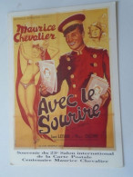 D203206  CPM -  Maurice CHEVALIER (Affiche Film "Avec Le Sourire") - Souvenir 23° Salon Intern. Carte Postale - Artiesten