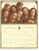 Télégramme Belgique  Thème Religieux - Telegrammen