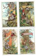 S 590, Liebig 6 Cards, Le Royaume Des Gnomes (one Card Have Some Damage At The Top) (ref B13) - Liebig
