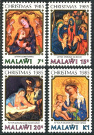 Malawi 474-477, MNH. Michel 457-460. Christmas 1985. Paintings. - Malawi (1964-...)