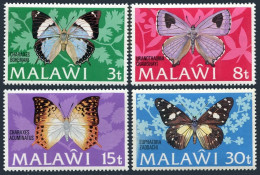 Malawi 199-202,202a Sheet,MNH.Michel 195-198,Bl.30. Butterflies 1973. - Malawi (1964-...)