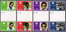 Malawi 350-353 Gutter, MNH. Michel 328-331. IYC-1979. Children. - Malawi (1964-...)