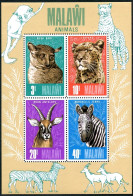 Malawi 262a Sheet,MNH.Michel Bl.41. Bush Baby,Leopard,Antelope,Zebra - Malawi (1964-...)