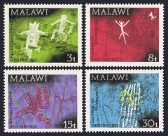 Malawi 186-189,189a,MNH. Rock Paintings,1972.Figures,Lizard,Cat,Chencherene Hill - Malawi (1964-...)