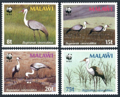 Malawi 494-497,MNH.Mi 477-80.WWF 1987.Birds:Wattled Crane Bugeranus Caranculatus - Malawi (1964-...)
