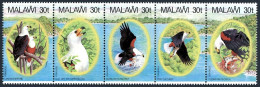 Malawi 418 Strip, MNH. Michel 396-400. Life Cycle Of Fish Eagle, 1983. - Malawi (1964-...)
