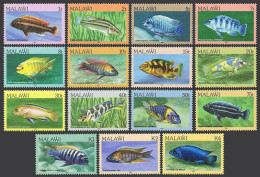 Malawi 427-441, MNH. Michel 409-423. Aquarium Species 1984. Lake Malawi. - Malawi (1964-...)