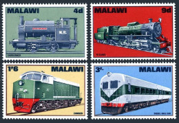Malawi 87-90,90a Sheet,MNH.Michel 84-87,Bl.11. Locomotives 1968. - Malawi (1964-...)
