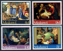 Malawi 91-94,94a Sheet, MNH. Mi 88-91,Bl.12. Christmas 1968, Paintings. Murillo, - Malawi (1964-...)