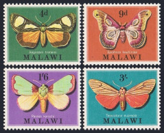 Malawi 138-141,141a,MNH.Michel 134-137,Bl.19 Moths Of Malawi,1970. - Malawi (1964-...)