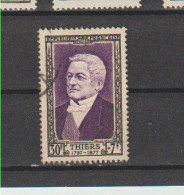 1953 N°935 Thiers Papier Carton Oblitéré (lot 32) - Used Stamps