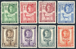 Somaliland 96-103,hinged. Mi 89-96. George VI,1942. Blackhead Sheep,Greater Kudu - Malí (1959-...)