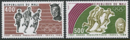 Mali C534-C535, MNH. Mi 1094-1095. Pre-Olympic Seoul-1988. Buddha,Runners,Soccer - Malí (1959-...)
