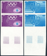 Mali C262-C263 Imperf Pairs, MNH. Mi 503-504. Pre-Olympics Montreal-1976. Rings. - Mali (1959-...)