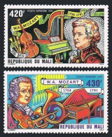 Mali C417-C418, MNH. Michel 847-848. Wolfgang Amadeus Mozart, 1756-1791. 1981. - Mali (1959-...)