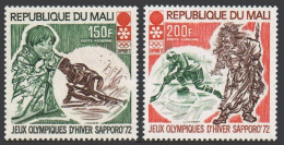 Mali C140-C141,C141a,MNH.Mi 309-310,Bl.5. Olympics Sapporo-1972.Slalom,Hockey. - Malí (1959-...)