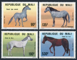 Mali 512-515, MNH. Michel 1034-1037. Mali Horses, 1985. - Malí (1959-...)
