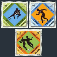Mali 199-201, MNH. Mi 372-374. African Games,Lagos-1973.High Jump,Discus,Soccer. - Mali (1959-...)