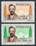 Mali 33-34,MNH.Michel 47-48. Patrice Lumumba, President Of Congo DR, 1962. - Mali (1959-...)