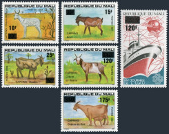 Mali 497-502, MNH. Michel 1001-1006. New Value 1984. Goats. World UPU Day. - Mali (1959-...)