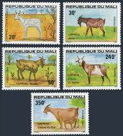Mali 483-487, MNH. Mi 983-987. Goats 1983. Sahel Goat, Billy Goat, Kaarga Goat, - Malí (1959-...)