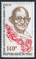 Mali 307, MNH. Michel 647. 1978. Mahatma Gandhi, 1869-1948. Roses. - Malí (1959-...)
