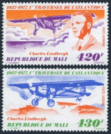 Mali C302-C303,MNH.Michel 576-577. Charles Lindbergh's Flight,50th Ann.1977. - Malí (1959-...)