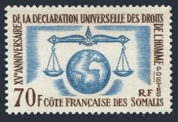French Somali Coast 300, MNH. Michel 356. Human Rights Issue 1963. - Mali (1959-...)