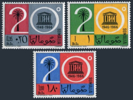 Somalia 299-301, MNH. Michel 96-98. UNESCO, 20th Ann. 1966. Emblem. - Mali (1959-...)