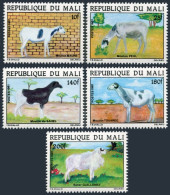 Mali 433-437, MNH. Michel 880-884. Cattle 1981, Goats. - Mali (1959-...)