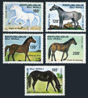 Mali 367-371, MNH. Mi 762-766. Horses 1980: Breeding Mopti, Nioro, Koro, Banamba - Mali (1959-...)