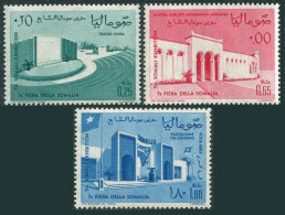 Somalia 271-272, C92, MNH. Michel 54-56. Somali Fair 1963.Dunes Theater,Exhibit, - Mali (1959-...)