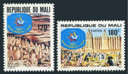 Mali 386-387, MNH. Michel 797-798. World Tourism Conference 1980. Market. - Malí (1959-...)