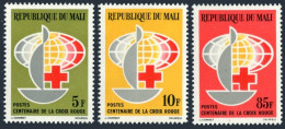 Mali 52-54,MNH.Michel 69-71. Red Cross Centenary, 1963. - Malí (1959-...)