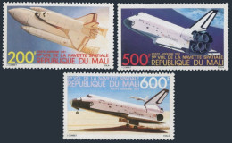 Mali C430-C432, MNH. Michel 872-874. Columbia Space Shuttle, 1981. - Mali (1959-...)