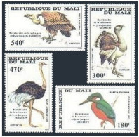 Mali C512-C515, MNH. Michel 1046-1049. Audubon's Birds,1985. Kingfisher,Bustard, - Malí (1959-...)