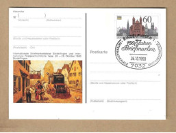Los Vom 19.05 -  Ganzsaxhe-Postkarte Aus Sindelfingen 1990 - Brieven En Documenten