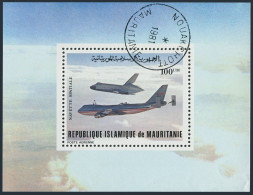 Mauritania C206, CTO. Michel 719 Bl.31. Flight Of Columbia Space Shuttle, 1981. - Mauritanië (1960-...)