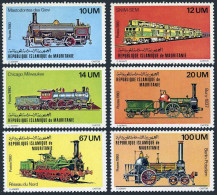 Mauritania 469-474, MNH. Michel 704-709. Locomotives, 1980. - Mauritanië (1960-...)