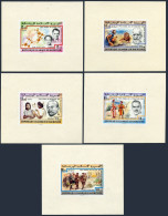 Mauritania 359-360,C177-C179 Imperf,deluxe Sheets,MNH. Nobel Prize Winners,1977. - Mauritanie (1960-...)