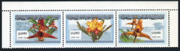 Mauritania 750 Ac Strip,MNH. Flowers 2000.Maxillaria,Crotalaria. - Mauritanië (1960-...)