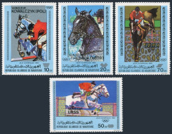 Mauritania 446-449, MNH. Michel 680-683. Olympics Moscow-1980. Equestrian. - Mauritanië (1960-...)