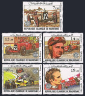 Mauritania 500-504, CTO. Michel 749-753. Grand Prix-75, 1982. Winners, Cars. - Mauritanië (1960-...)
