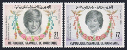 Mauritania 515-516, MNH. Michel 758-759. Princess Diana, 21st Birthday, 1982. - Mauritania (1960-...)