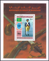 Mauritania C163, CTO. Michel 533 Bl.14. American Bicentennial, 1976. Uniforms. - Mauritanie (1960-...)