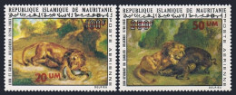 Mauritania C148-C149, MNH. Mi 486-487. Paintings By Delacroix, New Value 1974. - Mauritania (1960-...)