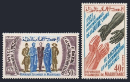 Mauritania 288A-288B,MNH.Michel 415-416. Year Against Racial Discrimination,1971 - Mauritania (1960-...)