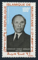 Mauritania C71,MNH.Michel 333. Konrad Adenauer,chancellor Of Germany,1968. - Mauritania (1960-...)