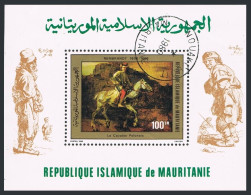 Mauritania 460,CTO.Michel 690 Bl.28. Paintings By Rembrandt,1980.Horse. - Mauretanien (1960-...)