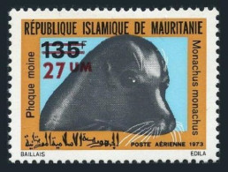 Mauritania C145,MNH.Michel 466. Mediterranean Monk Seal,pup.New Value.1973. - Mauretanien (1960-...)